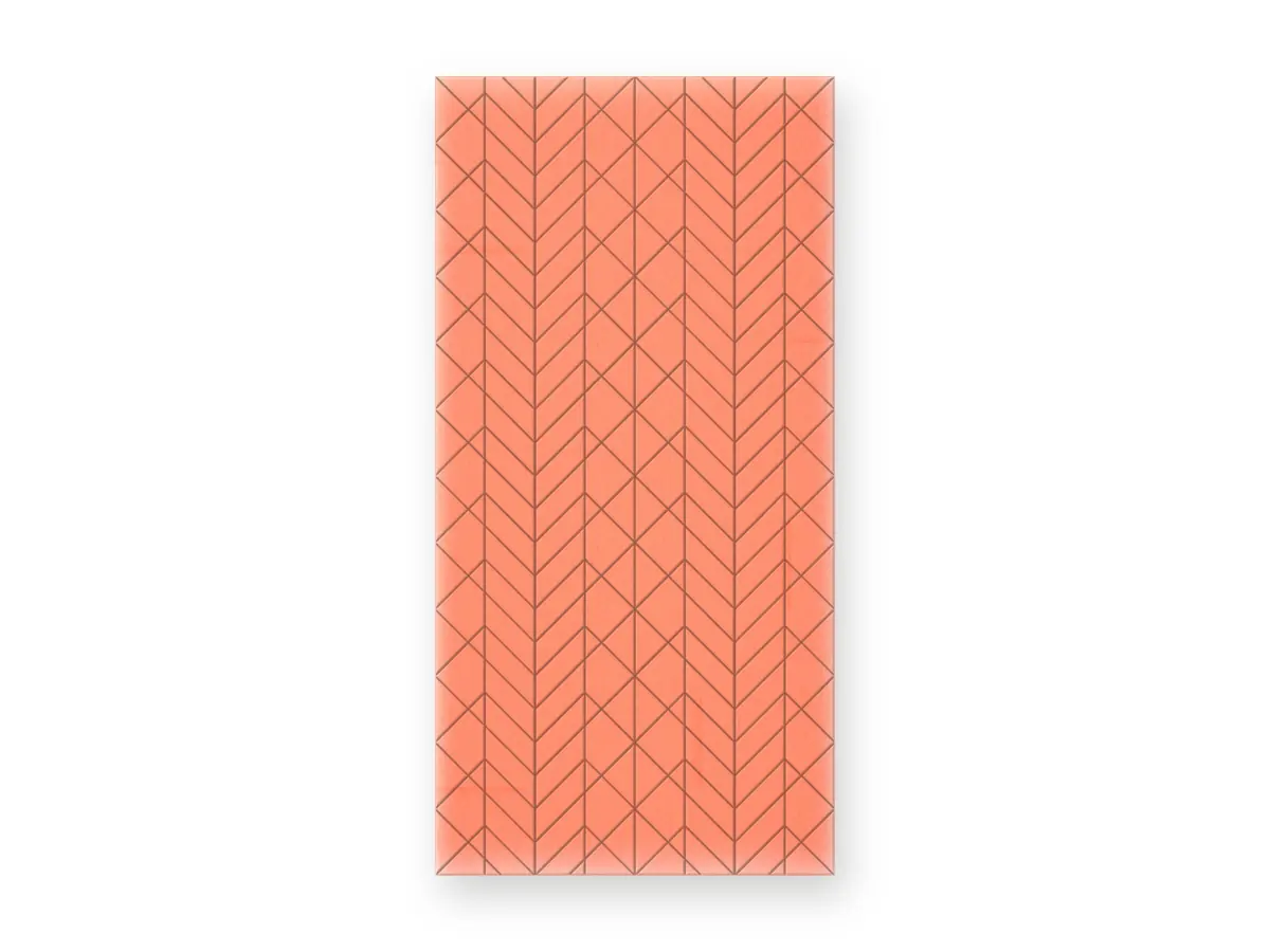 Chevron heart 1200 × 2400 mm