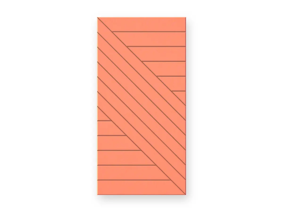 Diagonal divide 600 × 1200 mm