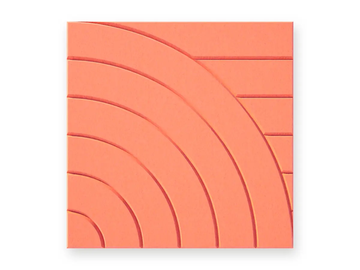 Radius 600 × 600 mm